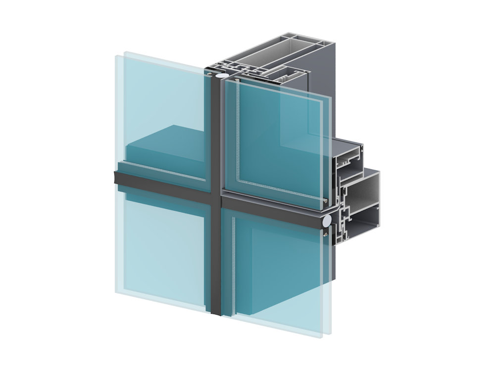 Hidden-frame curtain wall16